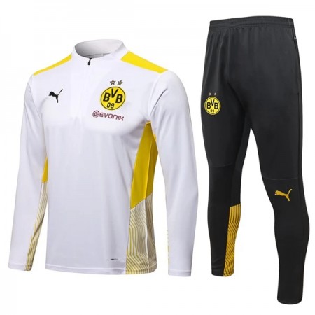 BVB Borussia Dortmund Training Huppari Suits 2022-23 Valkoinen 1/4-Zip